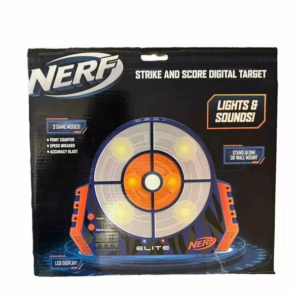 NEW NERF Strike & Score Digital Lights & Sound Targe - Picture 3 of 3